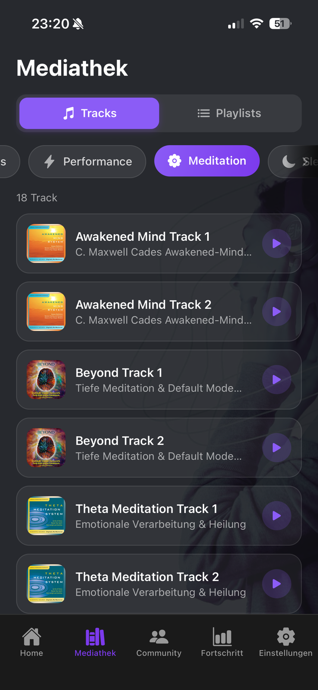 Meditation - Dark Mode