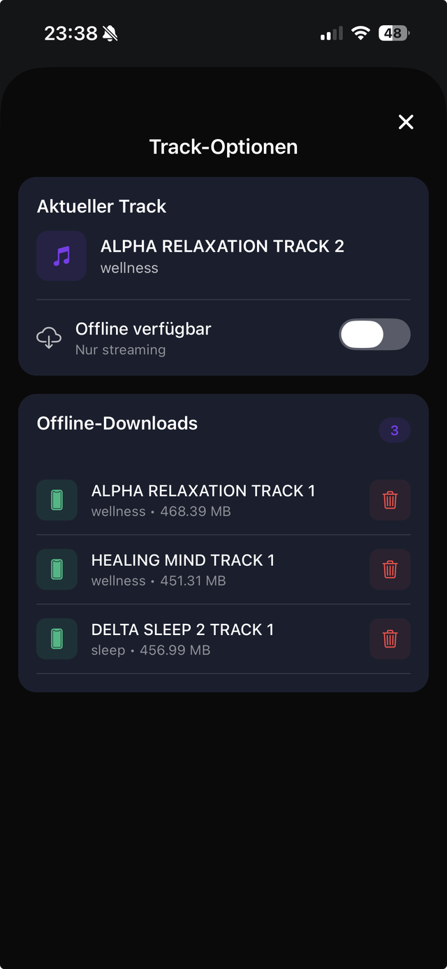 Offline - Dark Mode